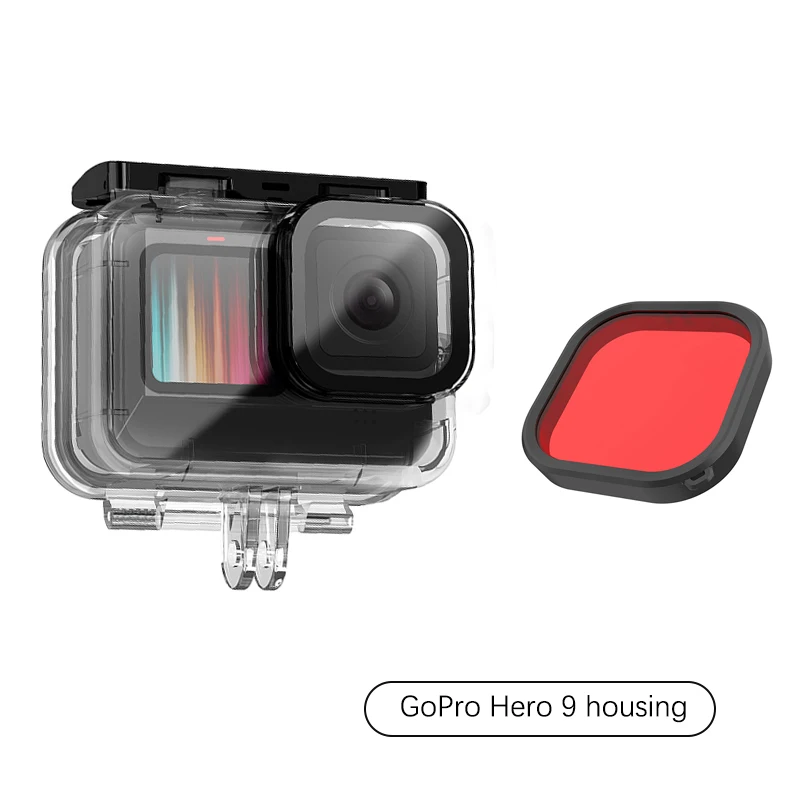 

Waterproof Housing for GoPro Hero 9 Black Dive Protective Underwater Case with Tempered Glass for Go Pro 9 Accessories