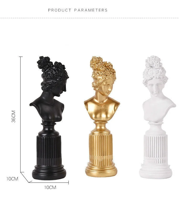 35 см Венера украшения со шпилькой креативный ручная работа смолы украшение дома