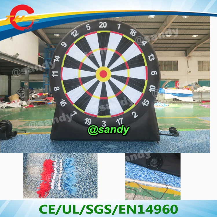 Бесплатная доставка детская вечеринка надувной бросок Дротика мишень/надувной