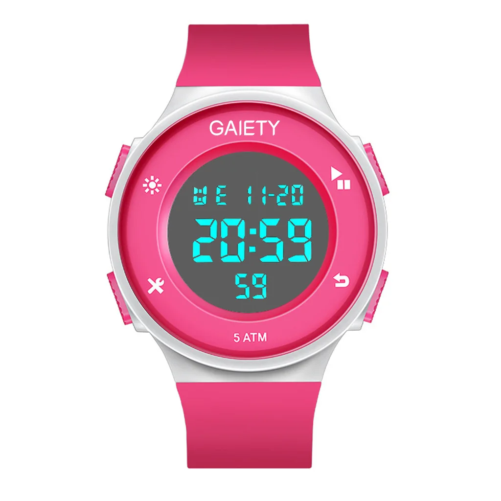 

Student's new electronic watch Teenage girl outdoor sports and leisure all-match silicone watch Couple watch Zegarek dla par