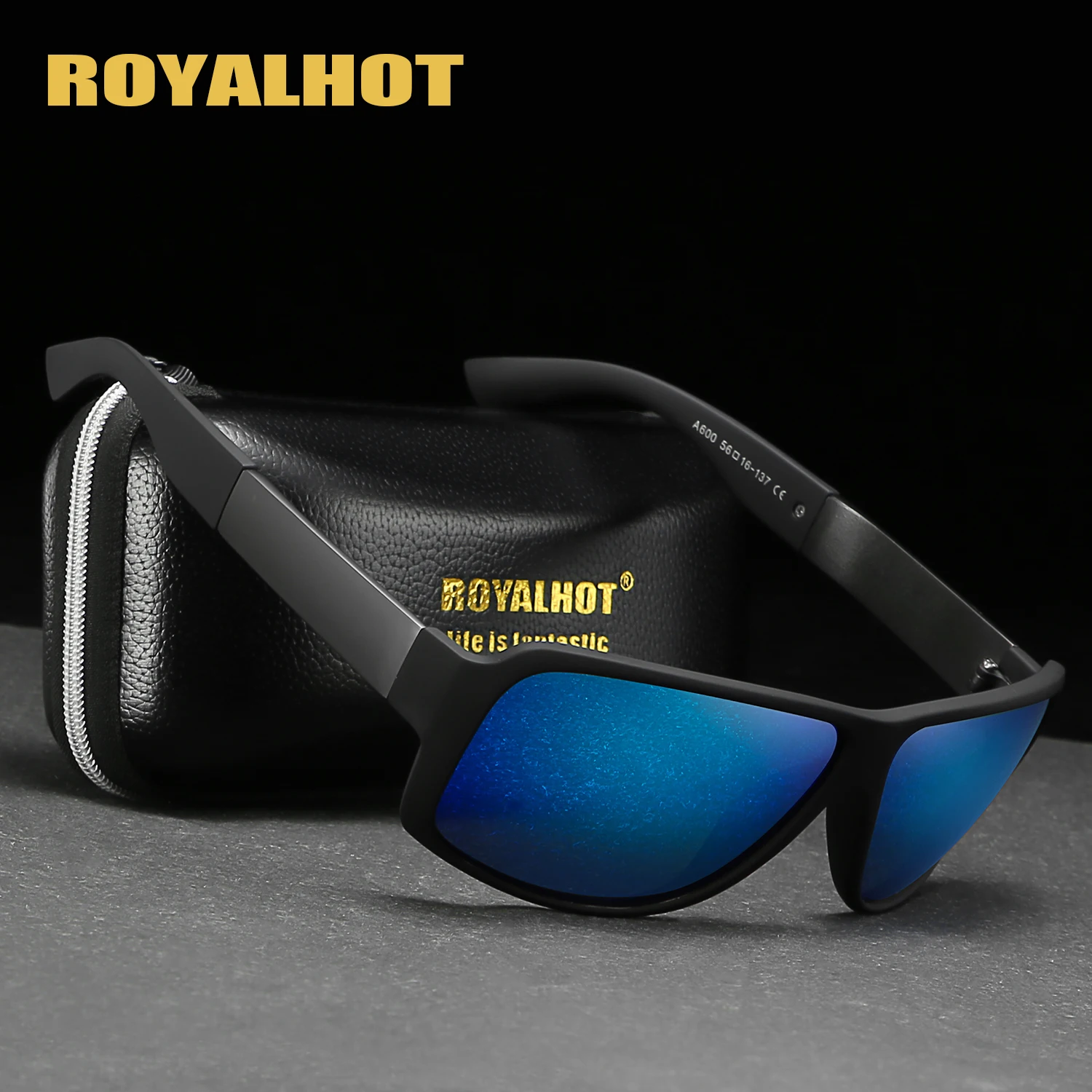 Солнцезащитные очки RoyalHot для мужчин и женщин поляризационные в винтажном стиле квадратной оправе ретро с