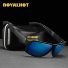 Солнцезащитные очки RoyalHot для мужчин и женщин, поляризационные, в винтажном стиле, в квадратной оправе, в стиле ретро, с защитой от ультрафиолета, SPT086