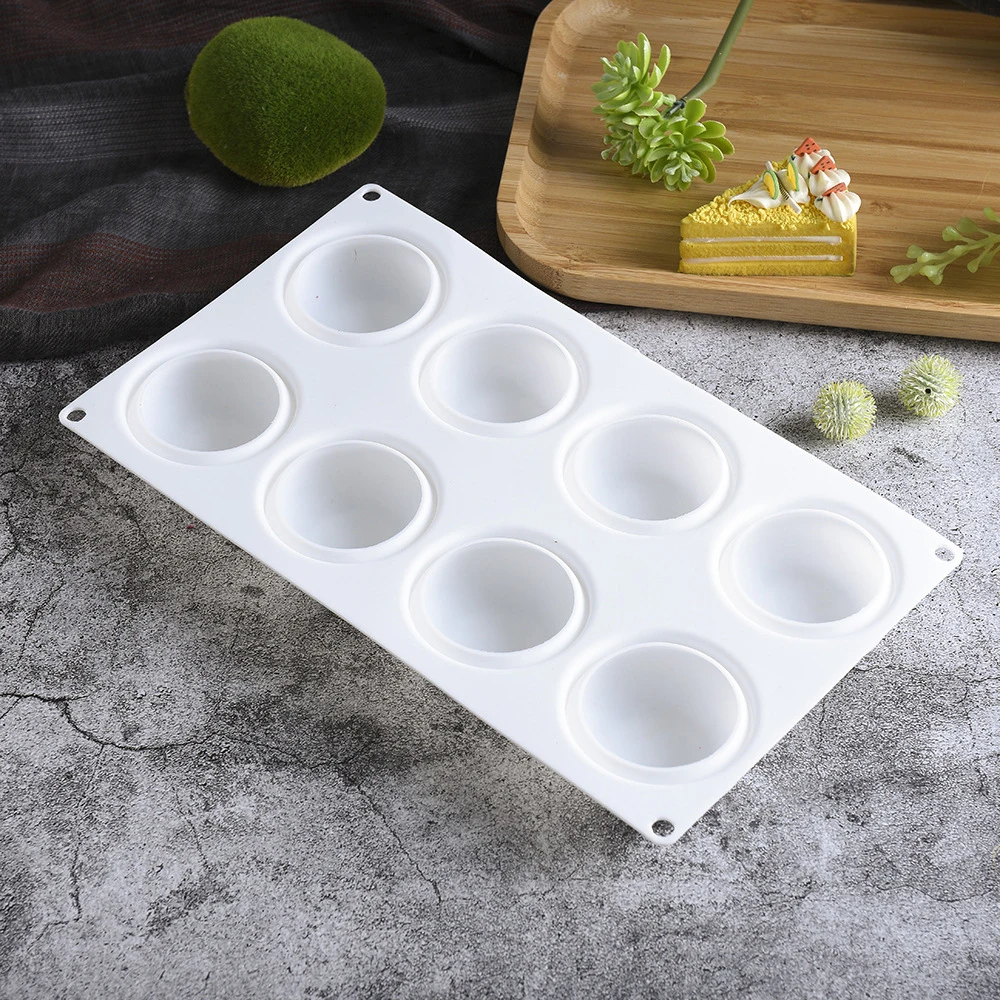 TTLIFE 8 hole круглая Пищевая силиконовая форма DIY инструмент для украшения торта
