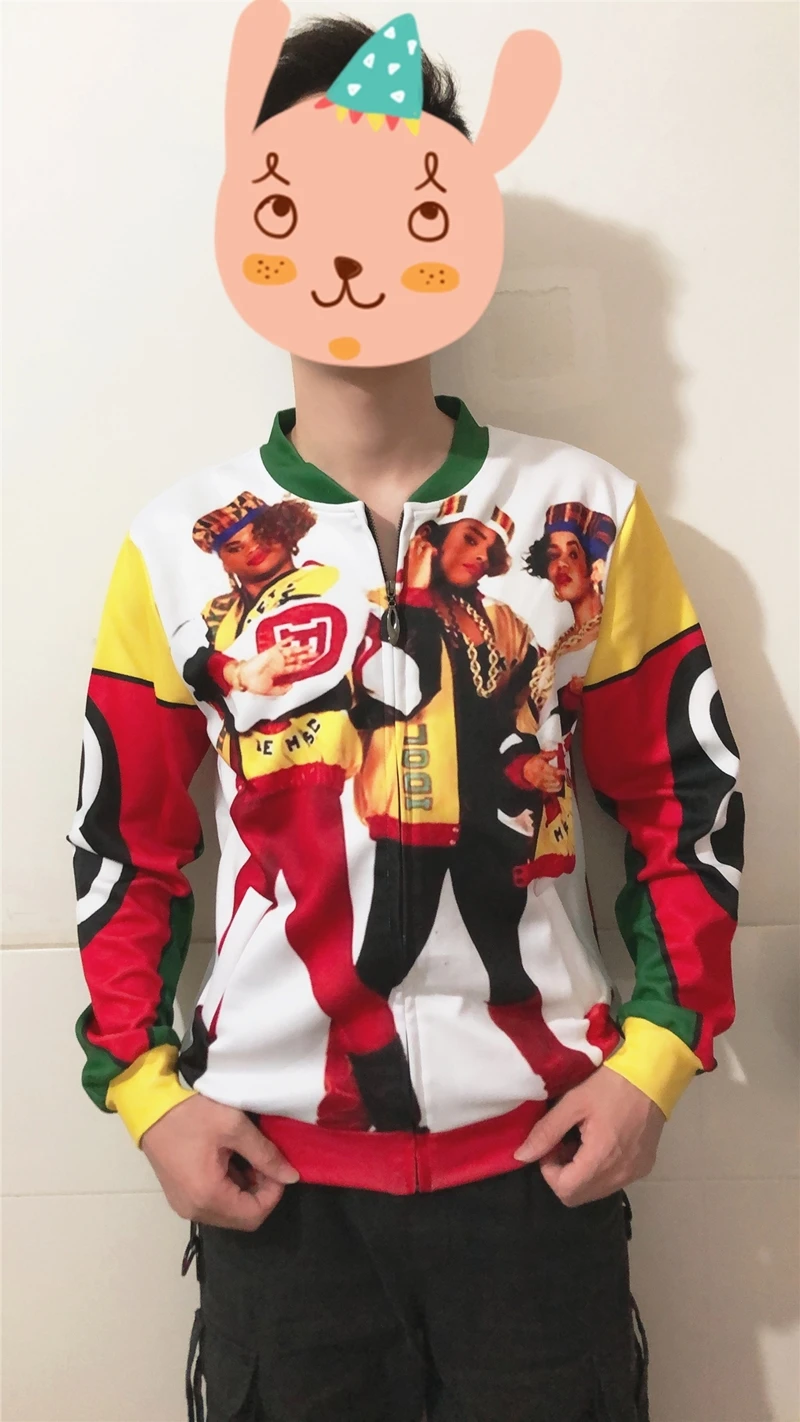 Куртка-пилот на молнии 3D сублимационный принт размер в американском стиле для