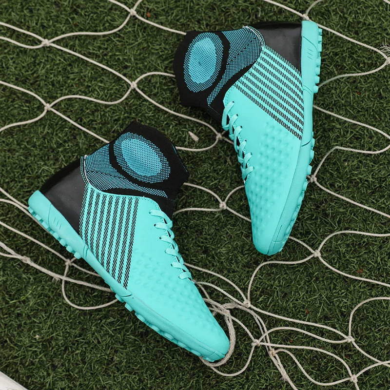 BOUSSAC высокие футбольные бутсы Длинные шипы и короткие Мужская футбольная обувь