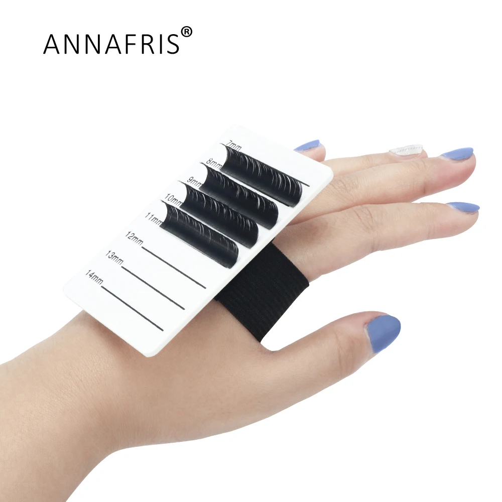 

ANNAFRIS 1pc Acrylic Material Eyelashes Extension Hand-held Eyelash Scale Pad Tray Grafting Eye Lash Stand Makeup Tools