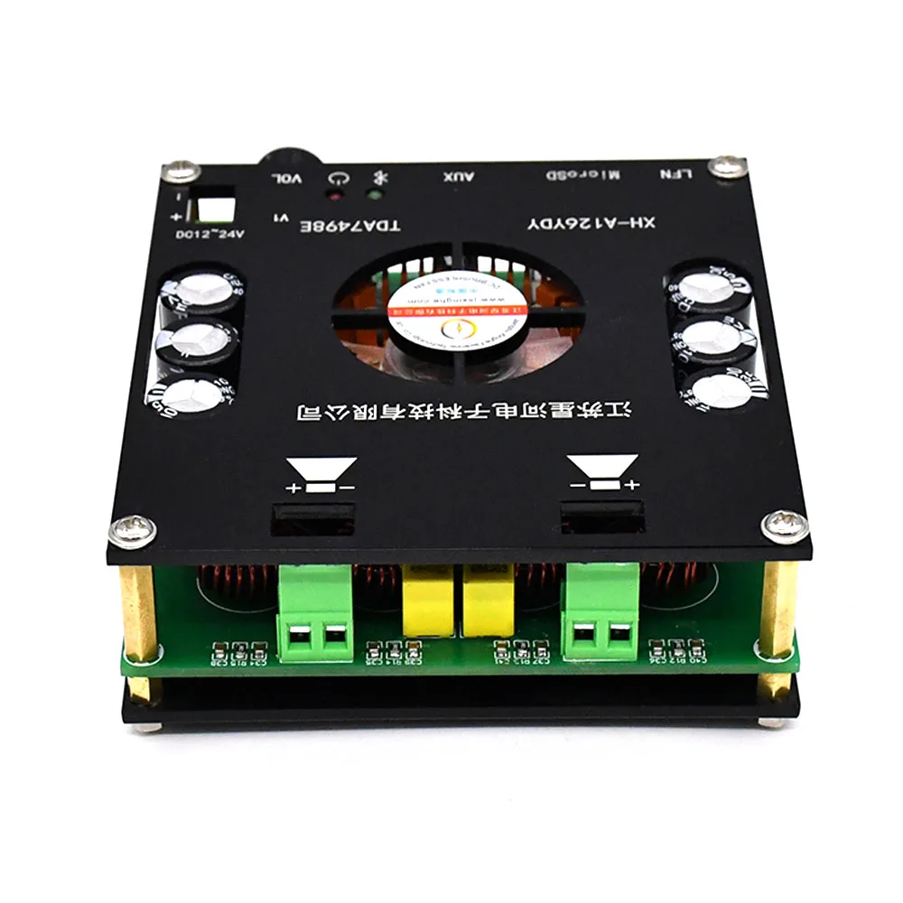XH A126 160Wx2 Bluetooth 5 0 цифровой Мощность Плата усилителя стерео TDA7498E усилители AUX TF AMP