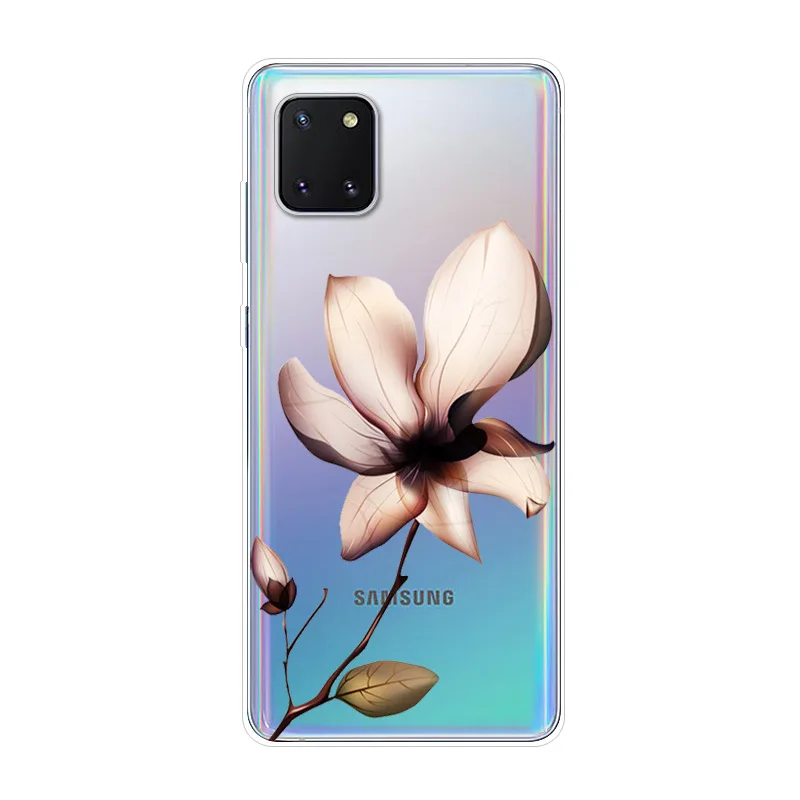 For Samsung Galaxy Note10 Lite Case TPU Silicone Soft Cartoon Clear Case for Samsung Note 10 Lite S10 Lite 2020 Transparent Case