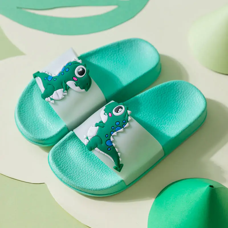 

Lovely Dinosaur Slippers For Kid House Slipper Non Slip Flip Flop Toddler Boy Slippers Baby Girl Shoes