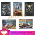 Металлическая плакатная табличка с изображением Призрачного гонщика мотоцикла огня тумана оловянного знака современное настенное украшение