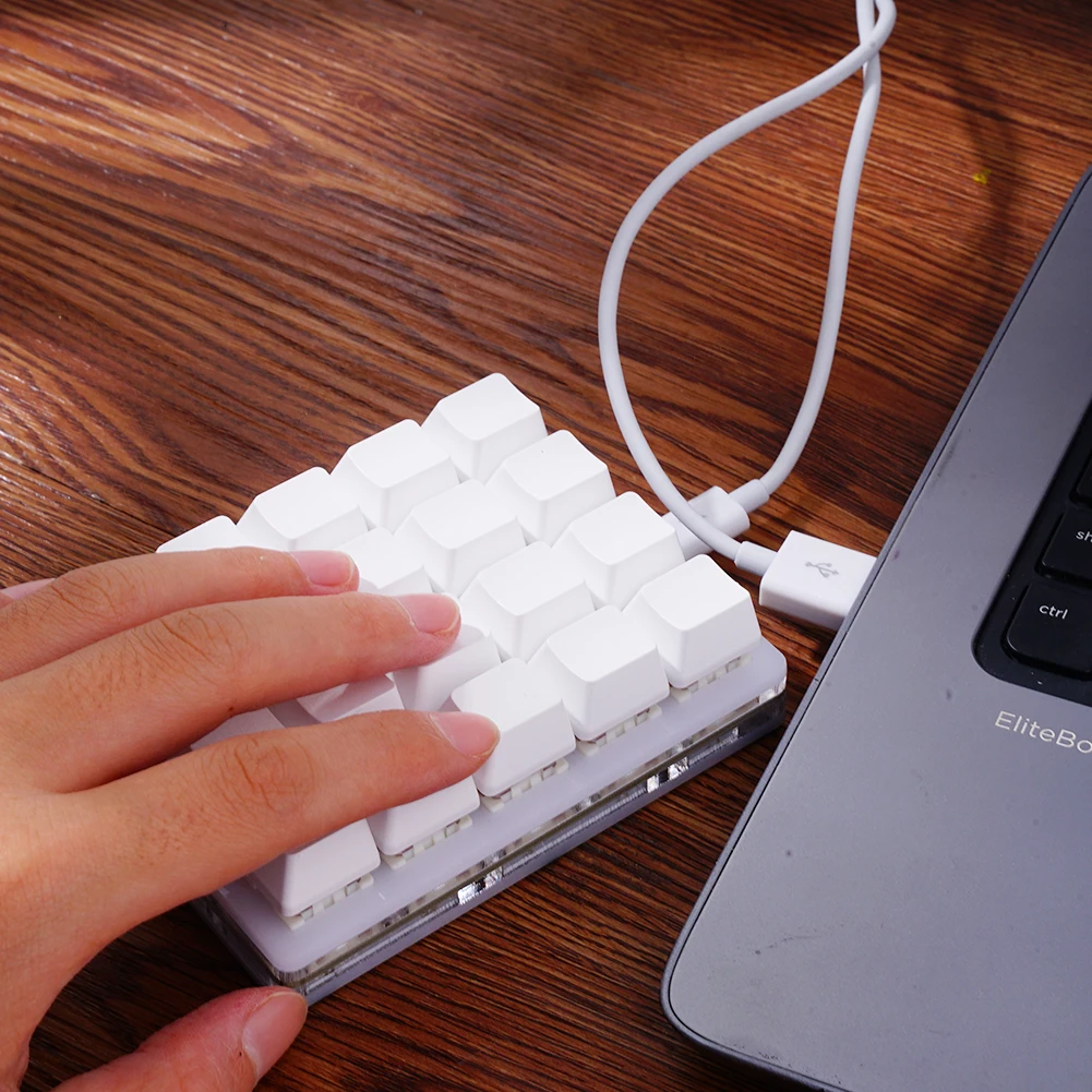 20 keys mechanical keyboard macro custom software keyboard for windows gaming keypad for shortcut ps type c programming hot sale free global shipping