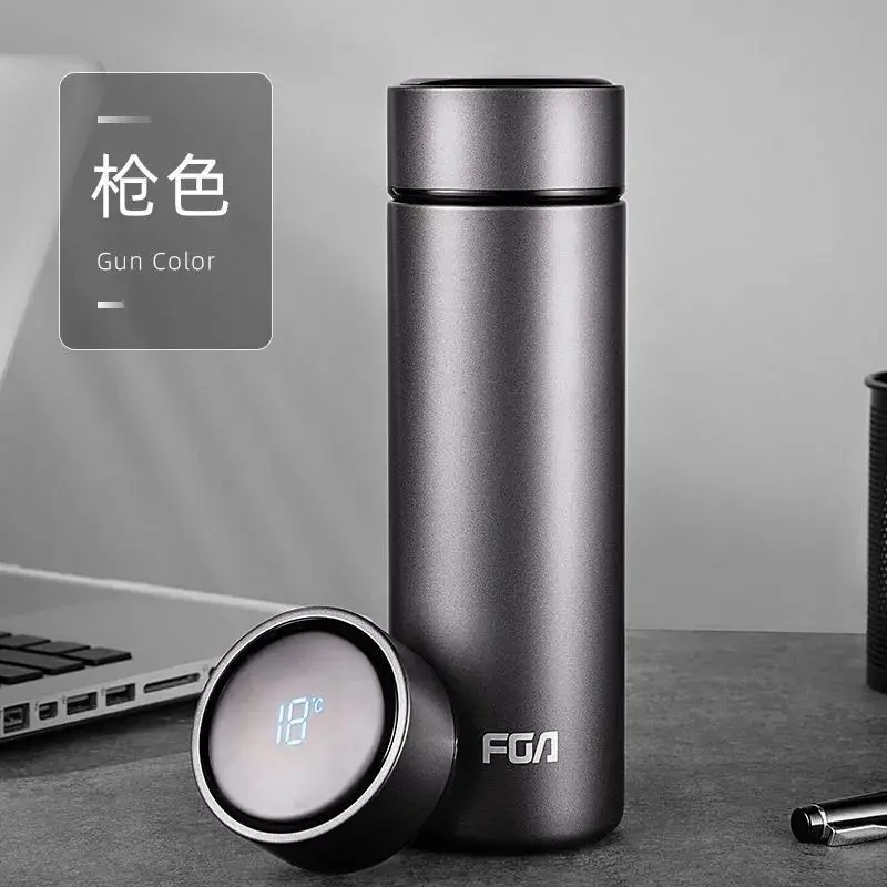 450ml Eco-friendly vacuum cup LED digital display Temp. thermos | Дом и сад