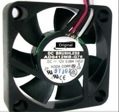 Оригинальный, 100% рабочий, 4010 дюйма, 4 см, 40 мм, 40x10 мм, маленький мини-вентилятор охлаждения, 12 В постоянного тока, а