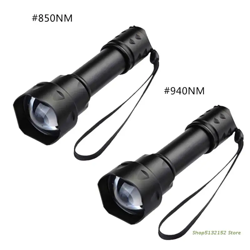 

IR Illuminator Flashlight Infrared Lights Night Vision Zoomable IR Flashlights Torch IR Lights Invisible to Human's Eyes