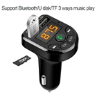 FM-трансмиттер автомобильный с поддержкой Bluetooth 5,0 и 2 USB-портами