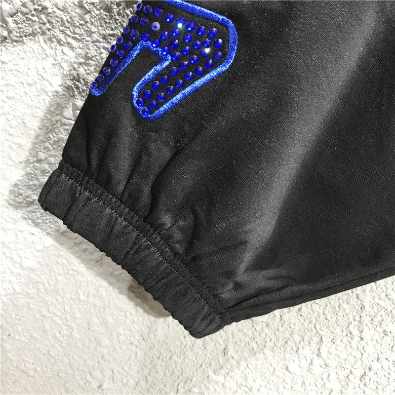 

2021 INS Street Trend Women Jeans Femme Plus Size Street Denim Harem Pants Colorful Diamonds Patched Ripped Jeans Vaqueros Mujer