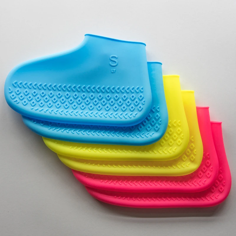 1 пара силиконовые Нескользящие водонепроницаемые чехлы для обуви|Бахилы| |