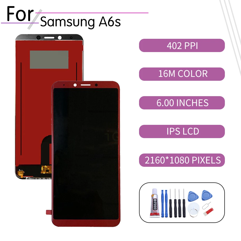 

6,0 " SAMSUNG Galaxy A6s G6200 - A6s SM-G6200 G6200F