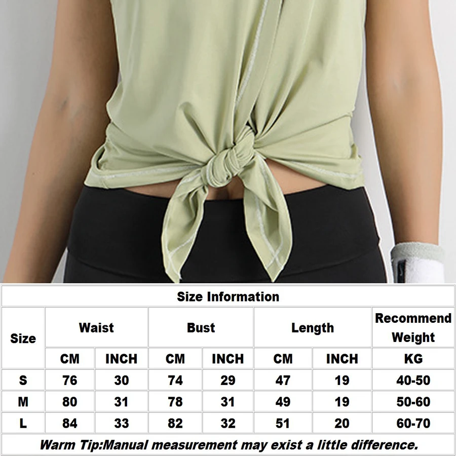 

BINAND Knotted Yoga Vest Women Solid Sports Top Fitness Tank Top Sleeveless Running Shirt Yoga Top Bandage Sport Shirt Female
