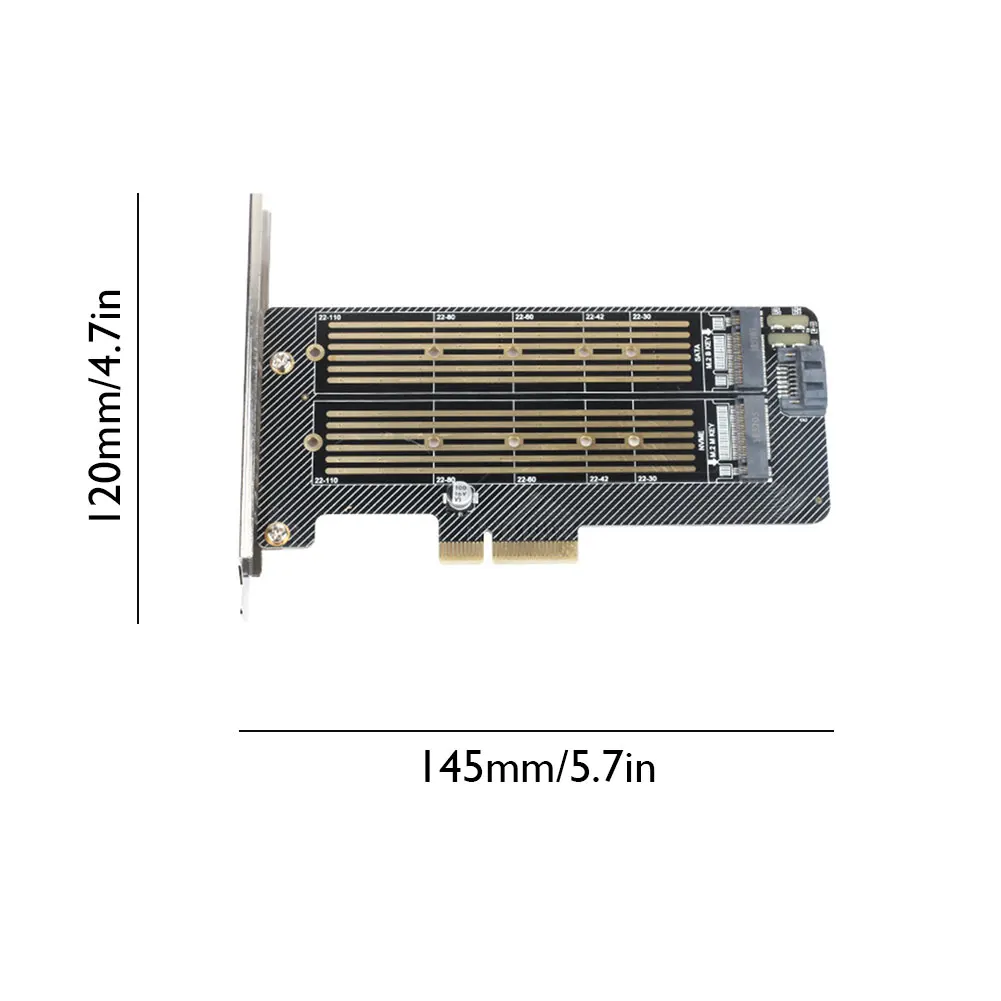 двойной адаптер m 2 pcie pci e express 30 x4 на m 2 nvme m key sat