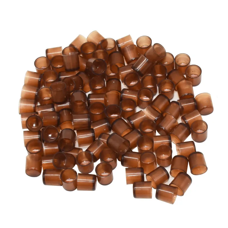 

120 pcs bee queen rearing king new plastic brown color cells cages room cups cell cage cup bees tools beekeepers equipment