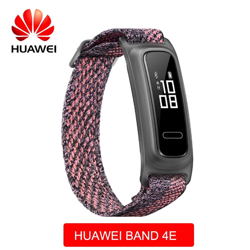 pink band 4e huawei Honor Band 4 Band 5 Smart Wirstband 50m водонепроницаемый фитнес-трекер монитор сердечного ритма во время сна оснастка умный Браслет - Цвет: pink band 4e