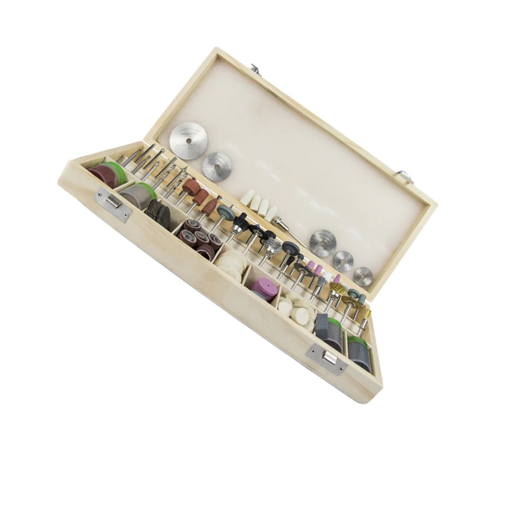 

242pcs Electric Grinding Accessories Kit Practical Carving Grindering Polishing Suit Polishing Double Grinding Head Network Ring