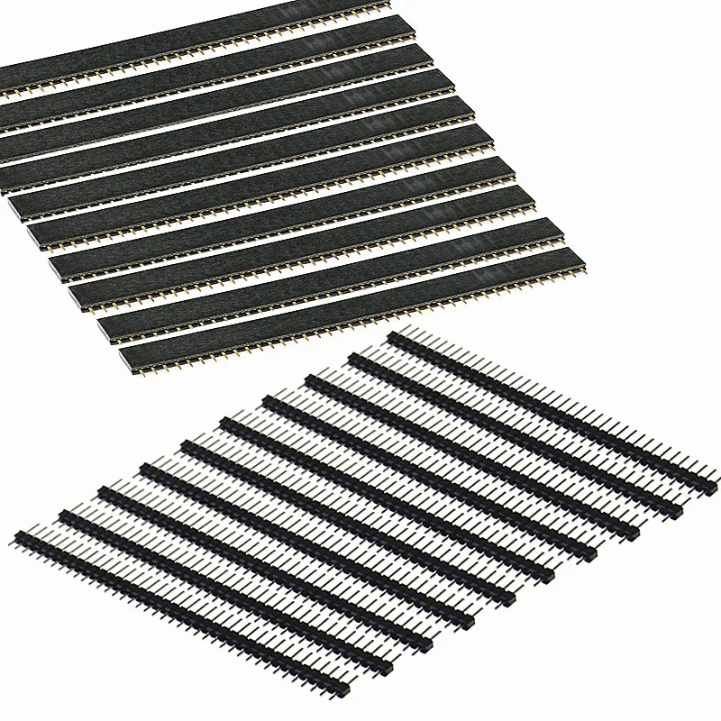 10 пар/компл. New1x40 однорядные 40 штифтов мужской и женский 2 54 хрупкие штыревой