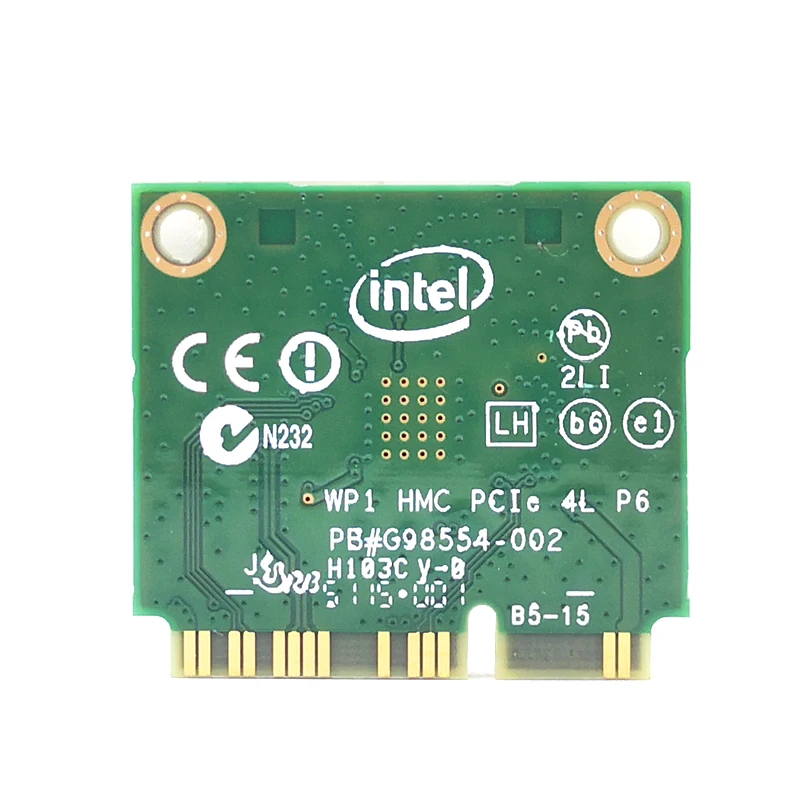 Mini PCI-e для Intel 3160 3160HMW Wi-Fi беспроводная стандартная Двухдиапазонная 2 4 ГГц 5 802.11ac