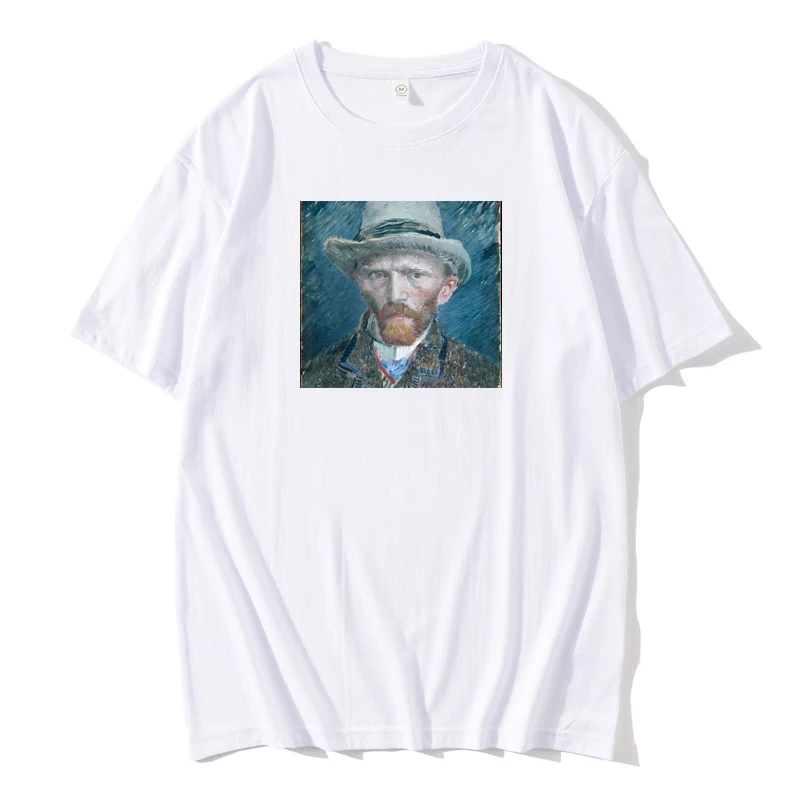 Женская и Мужская футболка белая с принтом женская коротким рукавом одежда |