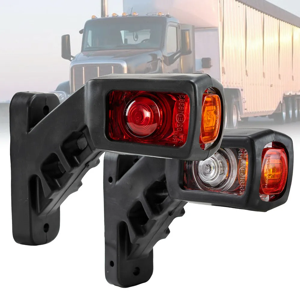 

2pcs Side Marker Light Replaces Accessory Side Auto Stalk Bus Indicator