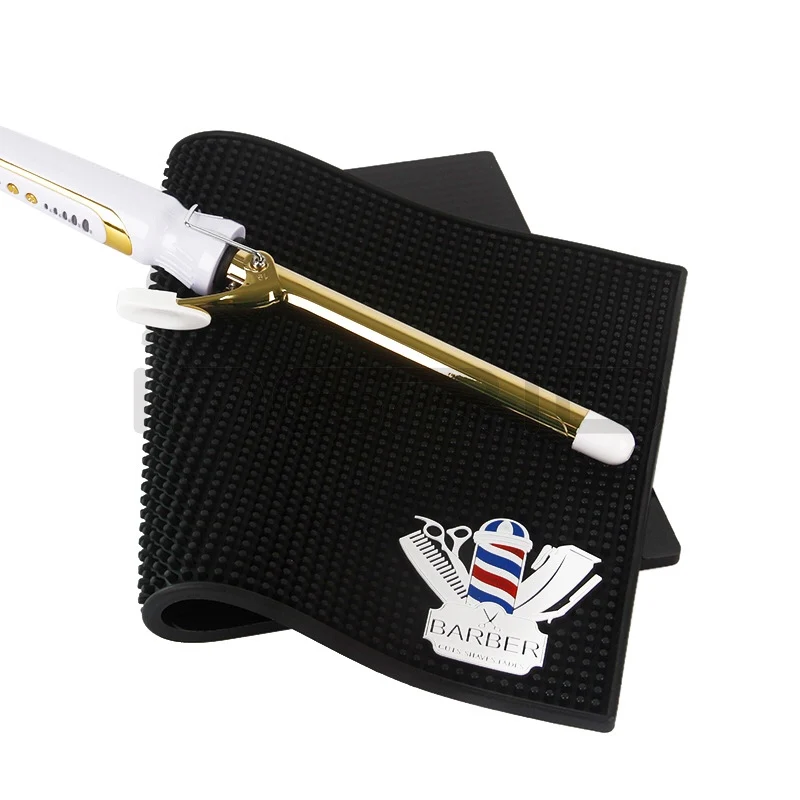 Парикмахерская парикмахерский коврик салон черный гибкий Противоскользящий ПВХ