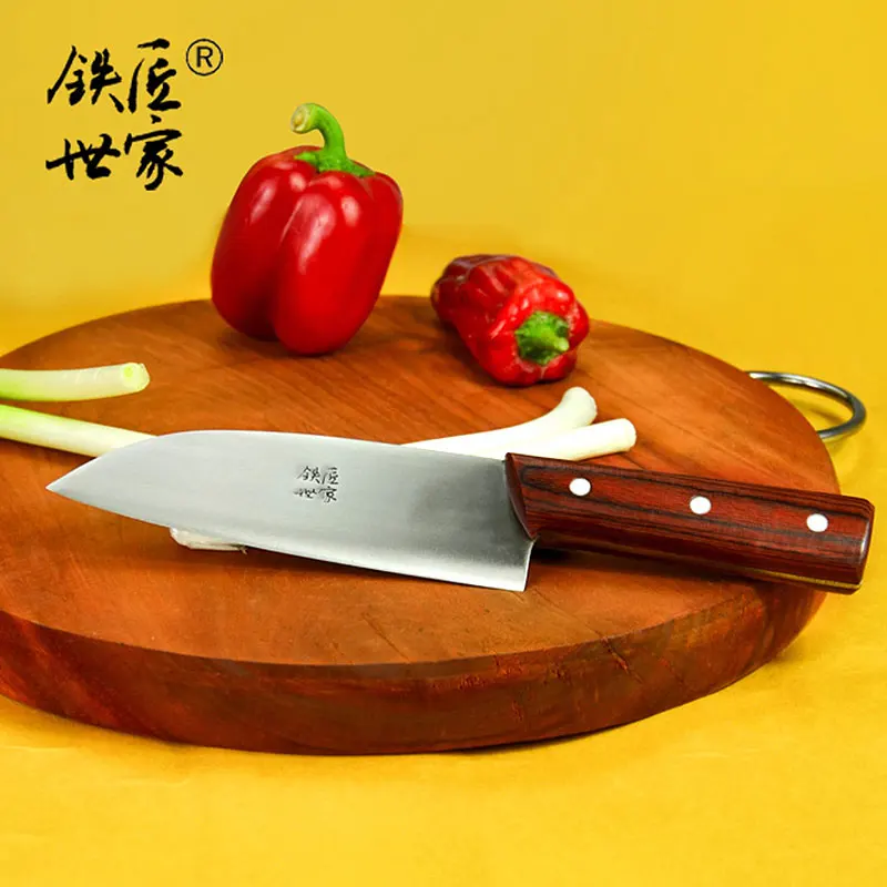 Ручной работы кухонный нож шеф повара из нержавеющей стали китайский мясницкий