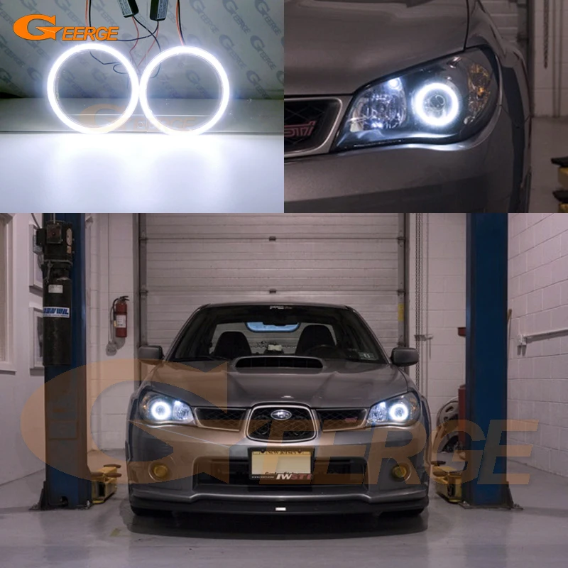 Для Subaru Impreza WRX STI 2006 2007 ультра яркий DRL COB комплект светодиодов глаза ангела halo