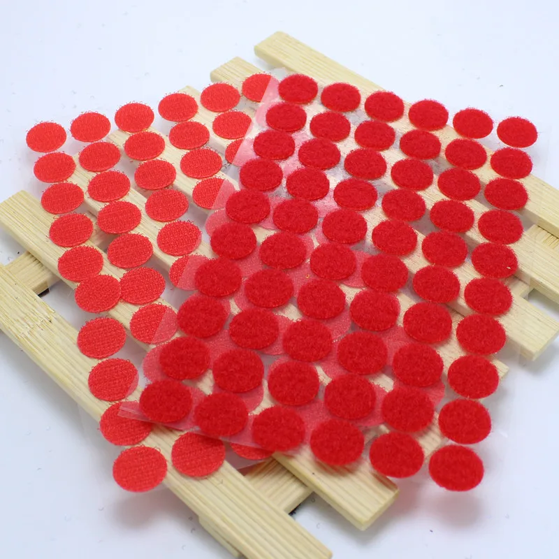 100 пар 15 мм детская ручная цветная Магнитная нейлоновая наклейка для монет