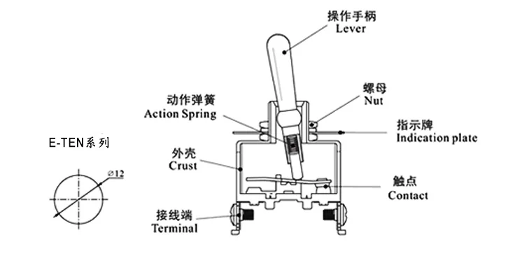 10sets Momentary Toggle Switch 123F 3-Pin 3 Position ON-OFF-ON SPDT 15A 250VAC Self-reset Switches with Waterproof Cap | Обустройство