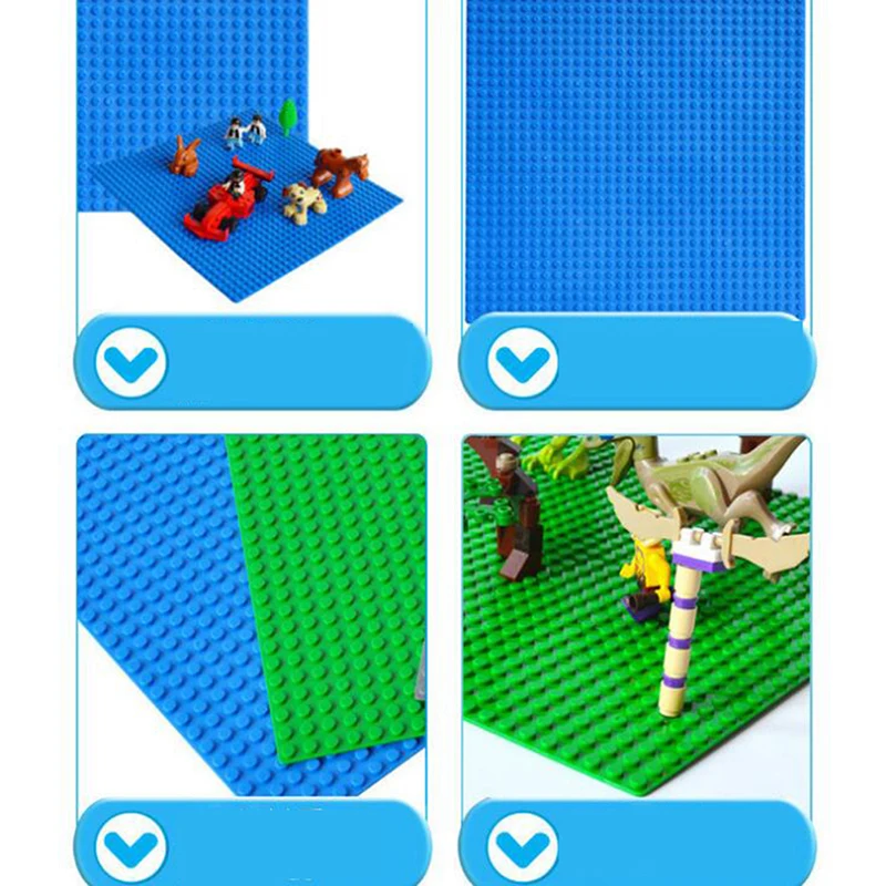 

25.5*25.5CM Plates Diy Building One-sided Plate Compatible Baseplate Bricks Toys