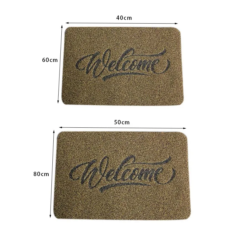 

Entrance Doormat TPR Rubber Non-Slip Bath Mat Mud Sand Removal Floor Carpet For Hallway Bathroom Kitchen Foot Pad Home Decor