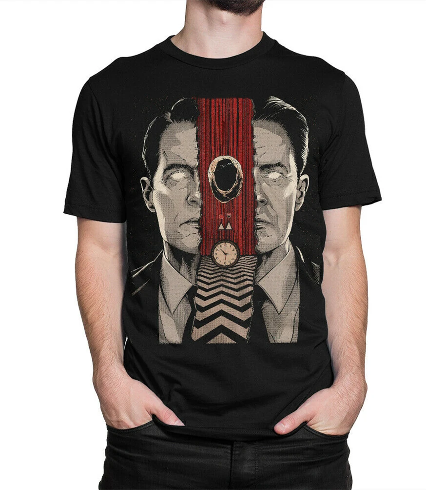 Твин Пикс оригинальная художественная футболка агент Дейл TAD Cooper Забавный дизайн