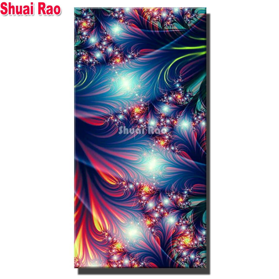 

Diamond Embroidery Fantasy cloud mandala flower Full SquareRound Diamond Painting Cross Stitch Rhinestone pictures decor