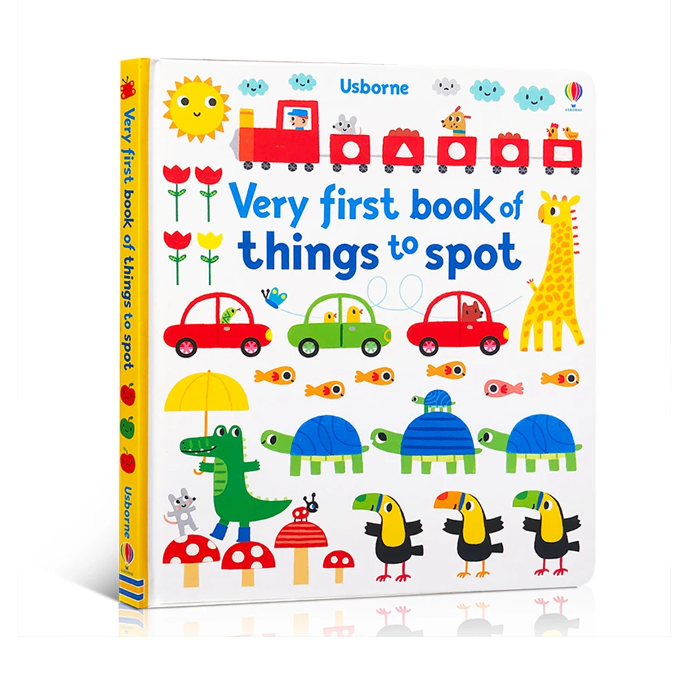 

Usborne очень первая книга вещей, чтобы пятно, английская цветная доска, книга для чтения, детская развивающая игрушка, книга с картинками