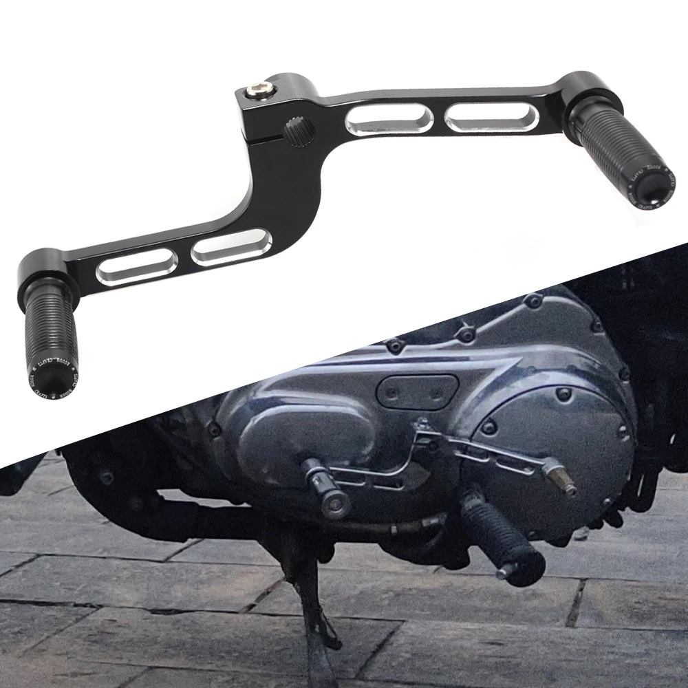 Мотоцикл рычаг переключения для носка пятки передач колышки алюминий черный