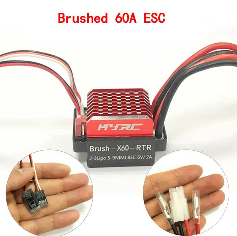 

Brush-X60 1/10 Универсальный RC автомобиль грузовик Танк Матовый Электрический контроллер скорости ESC Двойной режим работы 3S Lipo батарея поддержив...