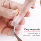 Шелковое стекловолокно для наращивания ногтей форма из нетканого шелка шелк УФ-гель строительное волокно французский акрил