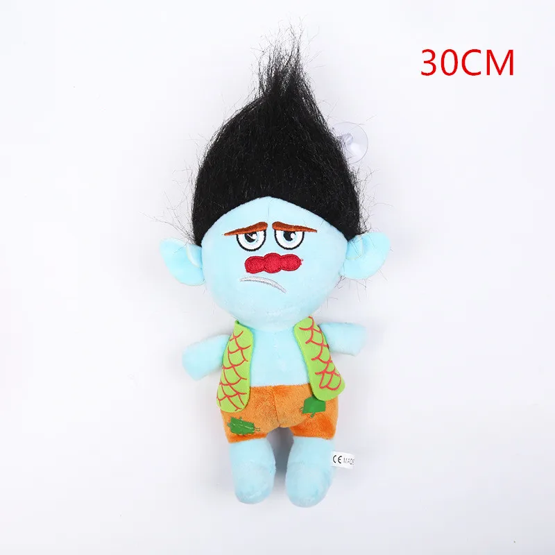 30cm black 20-30 см стиль Маковый филиал тролли игрушка кукла мечта фильм Menina Мягкая игрушка плюшевые тролли кукла детские игрушки подарок - Цвет: 30cm black
