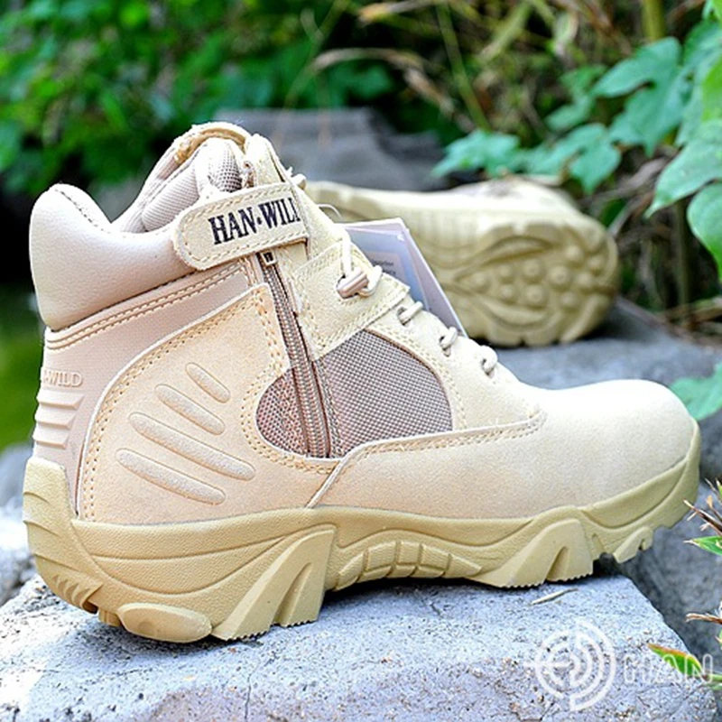 Уличные армейские походные кожаные ботинки для походов военные охотничьи