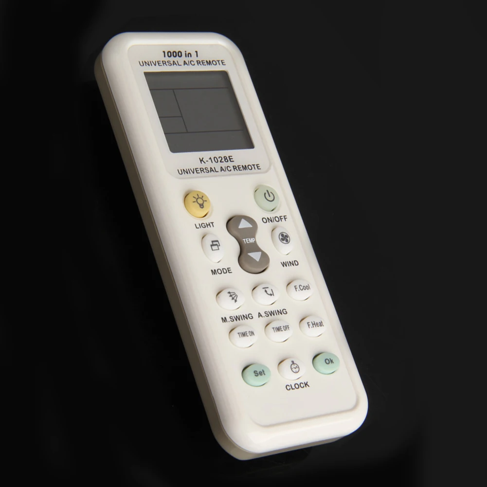 Air Conditioner Cooler Remote Control 1000 in 1 Replacement K-1028E Universal Kit for Household Bedroom Decoration | Электроника