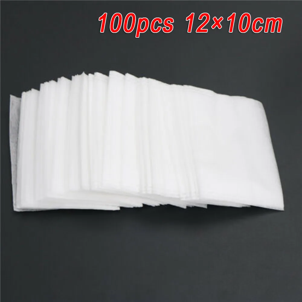 100 шт./лот чайные пакетики 12*10 см многоразовые Пустые для травяного чая и специй