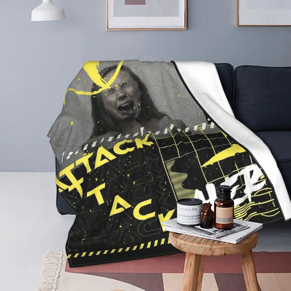 

Panic Attack Blanket Bedspread Bed Plaid Bed Cover Bedspreads Picnic Blanket Bed Linen Cotton