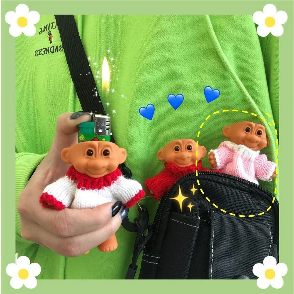 Забавная резиновая Зажигалка в стиле Харадзюку 7 см | Украшения и аксессуары